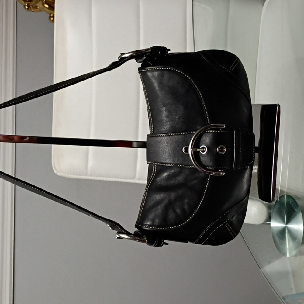 Coach Black SoHo Flap Shoulder Bag